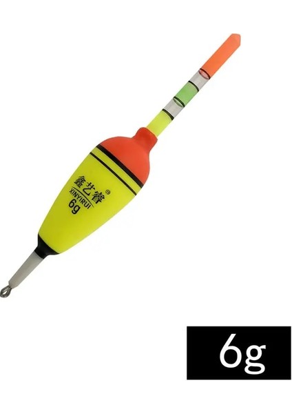 Yüzen 6g Tarzı G-80G Aydınlık Balık Tutma Şamandırası Eva Yüzdürme Yüzer Parlayan Gece Lambası Çubuk Kaya Balık Tutma Şamandırası Boya Bobber Takımı (Yurt Dışından)