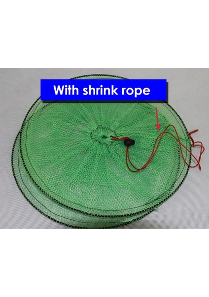 1 Adet Tarzı Katlanır Yuvarlak Metal Çerçeve Naylon Örgü Yengeç Crawdad Karides Minnow Yem Tuzağı Döküm Balık Ağı Katlanabilir 2 Katmanlı Balık Koruma Ağları (Yurt Dışından) modelleri