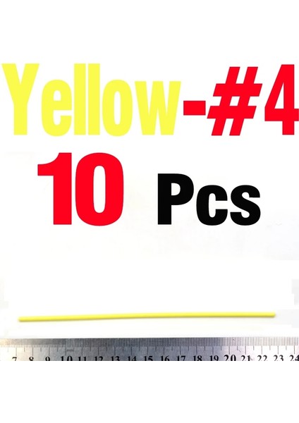 10 Adet Sarı Boyut 4 Tarzı Mnft Balıkçılık Şamandıra Dıy Yapımı Merkezi Delik ile Yüksek Yoğunluklu Silindir Köpük Sazan Takımı Tüp Şamandıra Kol (Yurt Dışından)