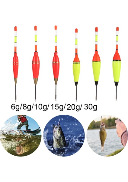 10G Tarzı Balıkçılık Şamandıraları Set Şamandıra Bobber Balıkçılık Işık Çubuğu Şamandıralar Balıkçılık Aksesuarları Için Dalgalanan Şamandıra Şamandıra 6gggggg (Yurt Dışından) fırsatları