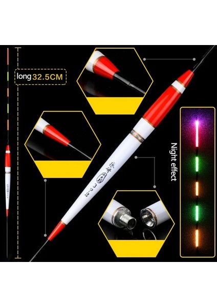 B Tarzı Balıkçılık Şamandıra LED Elektrikli Şamandıra Işık Gece Balıkçılık Aksesuarları Olta Takımı Işıklı Şamandıra Balıkçılık Aracı Pil ile (Yurt Dışından)