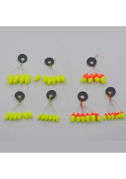 300 Adet Kırmızı Sarı L Tarzı Mnft Çift Yıldız Mini Oval Balık Tutma Şamandırası Uzay Fasulyesi Kolay Kullanımlı Şamandıra Durdurucu Gibi Takılır ve Sabitlenir (Yurt Dışından) modelleri