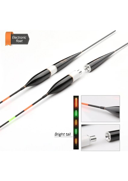 Sarı Stil Donql Mart LED Balıkçılık Şamandıra Parlayan Elektrikli Gece Balıkçılık Şamandıra Olta Takımı Aydınlık Elektronik Şamandıra Pilsiz (Yurt Dışından) indirimleri