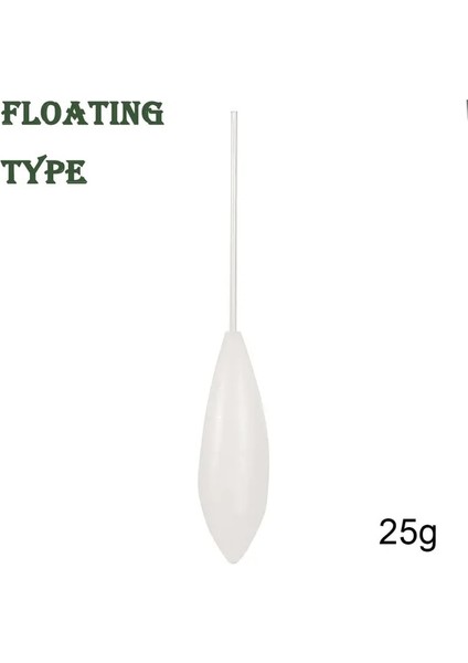 Yukarı Tip 25G Stili 5G~50G Uzun Kuyruk Akrilik Balıkçılık Şamandıra Döküm Bobbers Temizle Bombarda Batan Yarım Batan Yukarıya Uçan Balık Tutma G Şamandıra (Yurt Dışından)