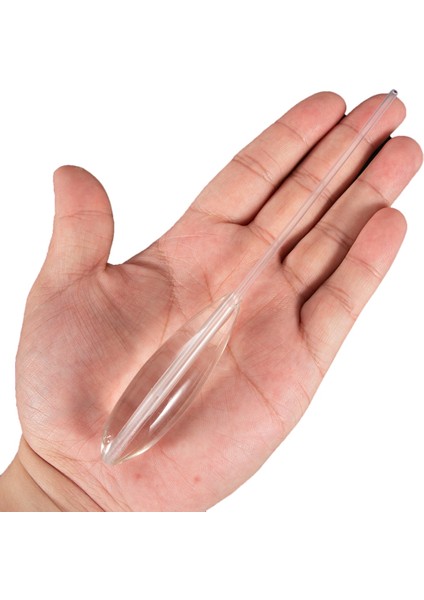Yukarı Tip 25G Stili 5G~50G Uzun Kuyruk Akrilik Balıkçılık Şamandıra Döküm Bobbers Temizle Bombarda Batan Yarım Batan Yukarıya Uçan Balık Tutma G Şamandıra (Yurt Dışından) fırsatları