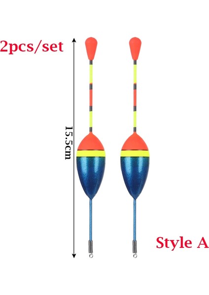 2 Adet Stil Bir Stil 6gggggg Eva Aydınlık Balıkçılık Şamandıra Uzun Dikey Gece Aydınlatma Balıkçılık Şamandıra Bobber Balıkçılık Cazibesi Aksesuarları (Yurt Dışından)