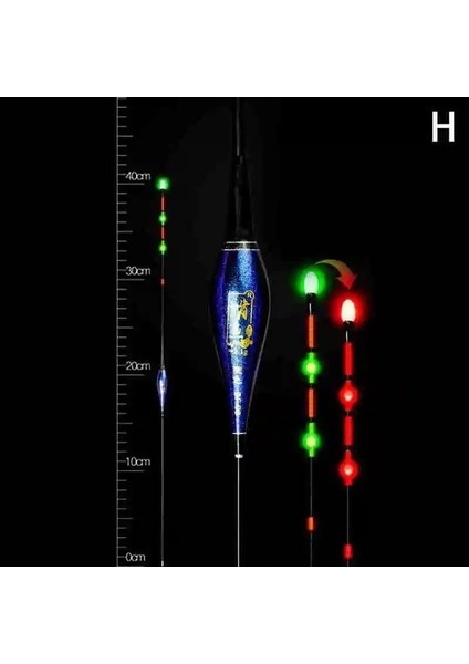 H Tarzı 1 Adet LED Akıllı Balıkçılık Şamandıra Dikey Şamandıra Deniz Balıkçılığı Yüzer Mikrogravite Indüksiyon Elektronik Sürüklenme Bite Kanca Renk Değişikliği (Yurt Dışından)