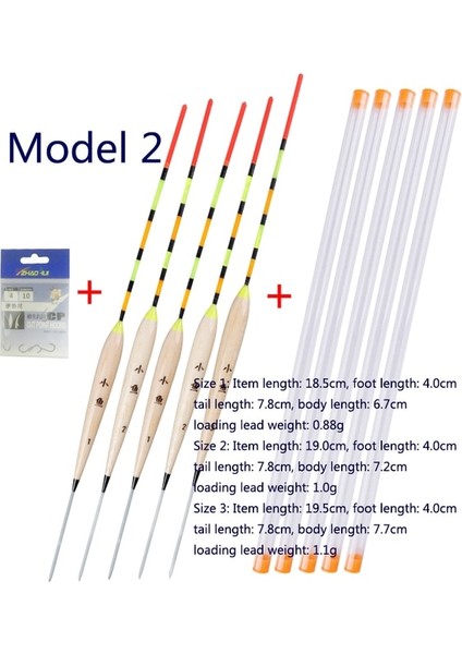 Model 2 Stili 5 Adet Balıkçılık Şamandıra Sığ Su Balıkçılık Şamandıra Bobber Tankı Balsa Bobber Çeşitli Model Mevcut Flotador Pesca Olta Takımı (Yurt Dışından)