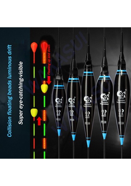 B52-05 Stili 2021NEW Çarpışma Şamandıra Boncuk Akıllı LED Balıkçılık Şamandıra Son Derece Hassas Hatırlatmak Şamandıra Parlayan Elektrikli Gece Balıkçılık Aksesuarları (Yurt Dışından)