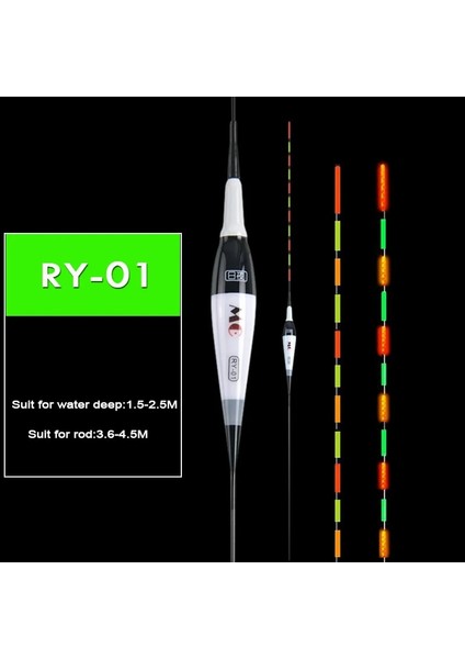 Beyaz Stil Wlpfıshıng Balık Tutma Şamandıraları Elektrikli Şamandıralar Yüksek Parlaklık LED Işıklı Şamandıra Gündüz-Gece Çift Kullanılmış Kompozit Nano Şamandıralar (Yurt Dışından)
