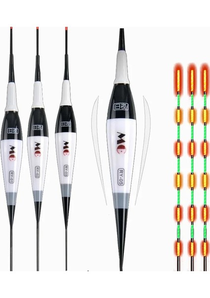 Beyaz Stil Wlpfıshıng Balık Tutma Şamandıraları Elektrikli Şamandıralar Yüksek Parlaklık LED Işıklı Şamandıra Gündüz-Gece Çift Kullanılmış Kompozit Nano Şamandıralar (Yurt Dışından) fiyatları