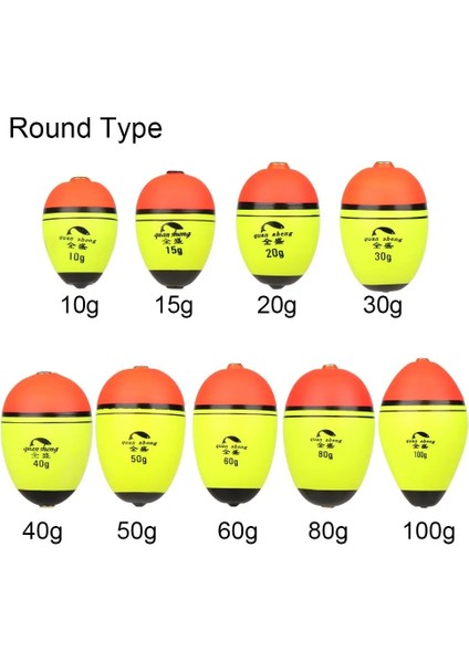Yuvarlak Tip -15G Stili Balıkçılık Şamandırası Yüksek Li Eva Elastik Malzeme 40G Yüzdürme Deniz Balığı Şamandıra Olta Takımı (Yurt Dışından) fiyatları