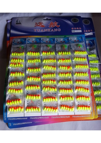 Yel Büyük 240 Adet Tarzı (40 Paket) Yedi Yıldızlı Şamandıra Karışık Renkli Sazan Balıkçılık Şamandıra Aksesuarları Pesca Balıkçılık Şamandıraları Büyük Orta Küçük Boy FU017 (Yurt Dışından) fırsatları