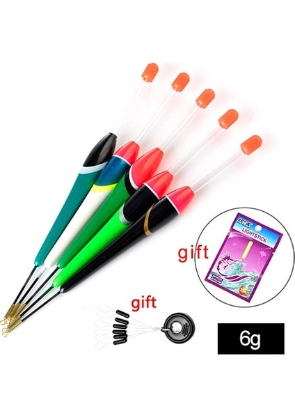 6g Tarzı Jiuyu Ack Barguzinsky Köknar Şamandıra Balıkçılık Şamandıra Uzunluğu .5 cm Dikey Şamandıra Şamandıra Olta Takımı Sazan Balıkçılığı Için (Yurt Dışından)