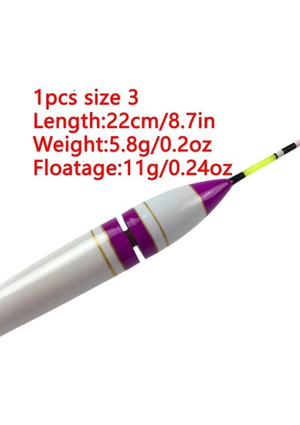 1 Adet Boyut 3 Stil 1 Adet #1~#3 LED Elektronik Balıkçılık Şamandıra Balsa Ahşap Aydınlatma Balıkçılık Bobber Tuzlu Su Aydınlık Kızdırma Balıkçılık Şamandıra Pesca (Yurt Dışından)