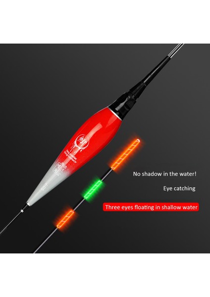 No.4 Tarzı Balıkçılık Şamandırası LED Aydınlık Parlaklık Balıkçılık Bobbers Duyarlı Elektronik Şamandıra Uzun Kuyruk Kayma Sürüklenme Tüpü Şamandıra Yayı (Yurt Dışından) fırsatları