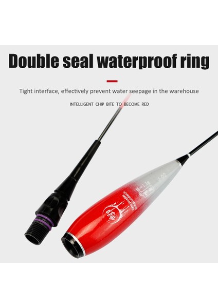 No.4 Tarzı Balıkçılık Şamandırası LED Aydınlık Parlaklık Balıkçılık Bobbers Duyarlı Elektronik Şamandıra Uzun Kuyruk Kayma Sürüklenme Tüpü Şamandıra Yayı (Yurt Dışından) indirimleri