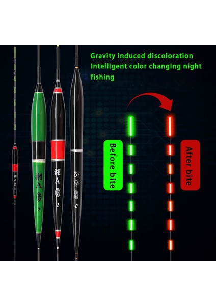 T5 01 Stili Akıllı Elektrikli Balıkçılık Float Bite Hatırlatma Alarm Gece Otomatik Renk Değişimi LED Işık Deniz Balıkçılık Aksesuarları Şamandıra Bobber Yeni (Yurt Dışından)