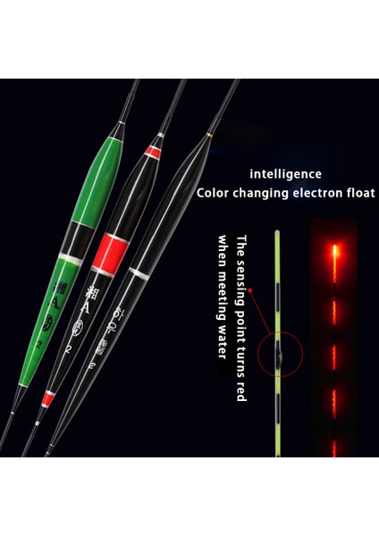 T5 01 Stili Akıllı Elektrikli Balıkçılık Float Bite Hatırlatma Alarm Gece Otomatik Renk Değişimi LED Işık Deniz Balıkçılık Aksesuarları Şamandıra Bobber Yeni (Yurt Dışından)