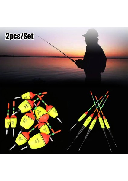Stilb-4.0 Stili Balık Tutma Gece Şamandırası Eva Köpük Işık Çubuğu Aydınlık Plastik Bobber Ish Yüzer Parlayan Bobber G (Yurt Dışından)