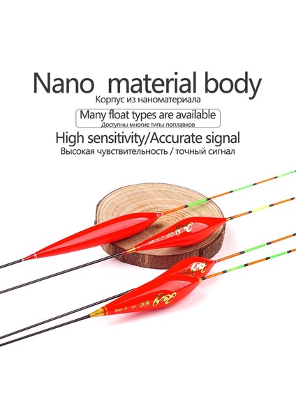 A-904 3 Parça Stili 3 Adetlot Tatlı Su Balıkçılık Şamandıralar + 1 Çanta Kanca + 1 Şamandıra Tutucu Tatlı Su Bobber Nano Pesca Şamandıra Dikey Balıkçılık Aksesuarları (Yurt Dışından) modelleri