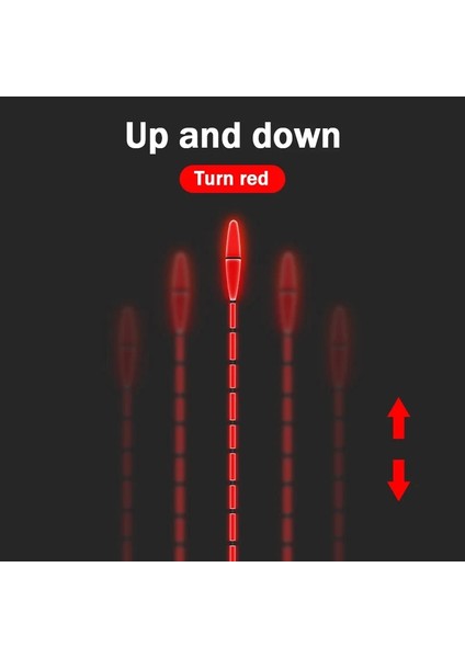 B57-4 Stili 2021 Yeni Balıkçılık Akıllı LED Elektronik Renk Bozulması Sazan Şamandıra + 425 Pil Yerçekimi Indüksiyon Şamandıra Açık Balıkçılık Aksesuarları (Yurt Dışından) fırsatları
