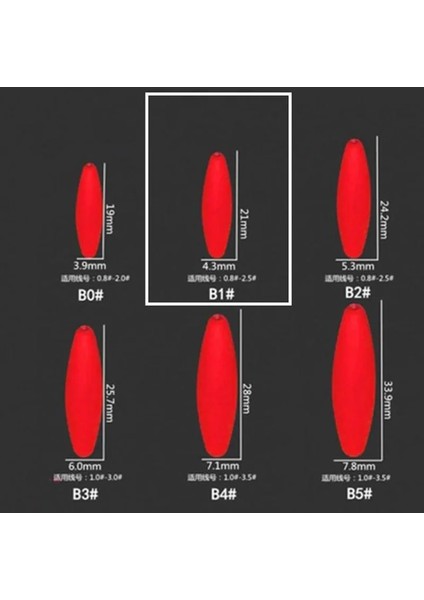 Kırmızı B5 Stili 5packslot Yüksek Yedi Yıldız Balıkçılık Şamandıra Bobber 2 Boyutlu Teçhizat Şamandıra Beaolors Delik A437 ile Çarpıcı Boncuk (Yurt Dışından) indirimleri