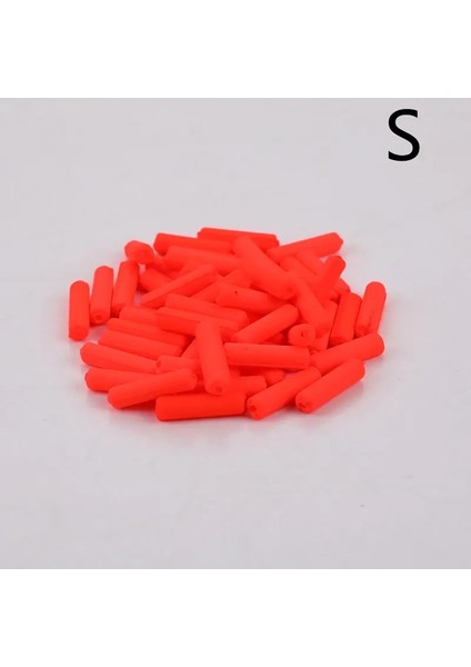 B Tarzı Ylinder Köpük Teçhizat Şamandıra Balıkçılık Şamandıra Ucu Görsel Fasulye Kırmızı Turuncu Sarı Yeşil Duraklar Terminal Aksesuarları (Yurt Dışından)