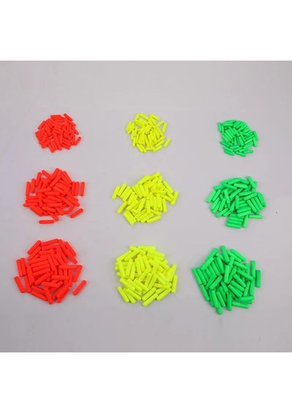 B Tarzı Ylinder Köpük Teçhizat Şamandıra Balıkçılık Şamandıra Ucu Görsel Fasulye Kırmızı Turuncu Sarı Yeşil Duraklar Terminal Aksesuarları (Yurt Dışından) fiyatları