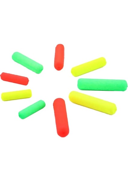 B Tarzı Ylinder Köpük Teçhizat Şamandıra Balıkçılık Şamandıra Ucu Görsel Fasulye Kırmızı Turuncu Sarı Yeşil Duraklar Terminal Aksesuarları (Yurt Dışından) fırsatları