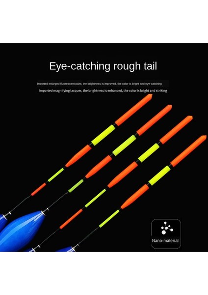 No.4 Tarzı Jiuyu Balıkçılık Şamandıra Bobbers Yüksek Hassasiyet Işaretli Kalın Kuyruk Köknar Ağacı Floresan Işık Aksesuarları Kış Mücadele 2020 (Yurt Dışından) fırsatları