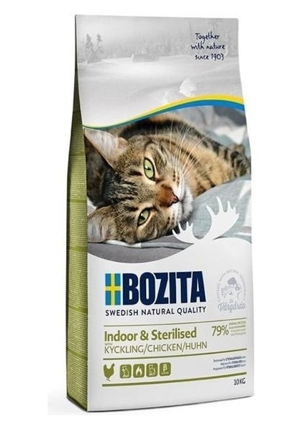 Adult Indoor Tavuklu Kısılaştırılmış Yetişkin Kedi Maması 10 kg