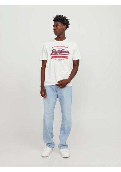 Jack & Jones Jjelogo Tee Ss O-Neck 2 Col SS24 Sn Erkek Tişört - 12246690