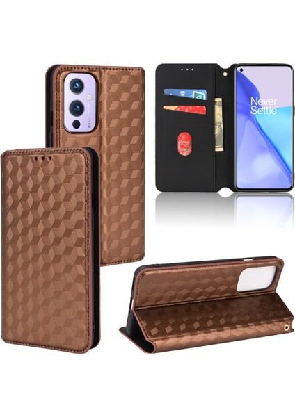 Oneplus 9 ile Uyumlu Cüzdan Hakiki Deri Darbeye Dayanıklı Tpu Kılıf Dayanıklı Flip Kitap Katlama Standı (Yurt Dışından) fiyatları