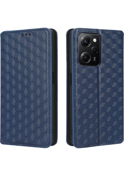 Xiaomi Mi Poco X5 Pro 5g ile Uyumlu Cüzdan Hakiki Deri Darbeye Dayanıklı Tpu Kılıf Dayanıklı Flip Kitap Katlama Standı (Yurt Dışından)