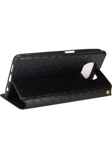 Xiaomi Mi Poco X3 Nfc ile Uyumlu Cüzdan Hakiki Deri Darbeye Dayanıklı Tpu Kılıf Dayanıklı Flip Kitap Katlama Standı (Yurt Dışından)