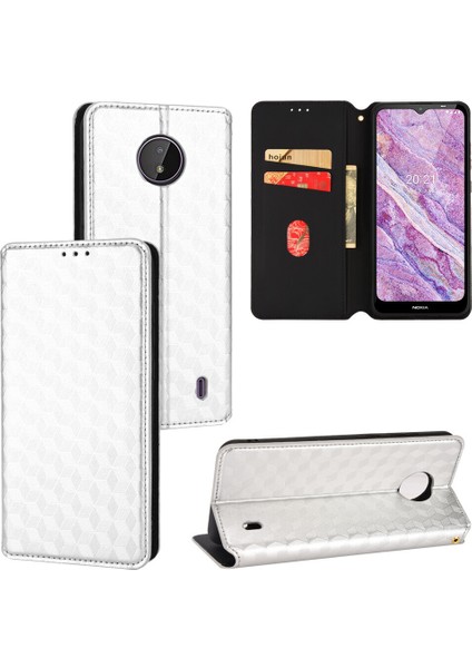 Nokia C10/C20 ile Uyumlu Cüzdan Hakiki Deri Darbeye Dayanıklı Tpu Kılıf Dayanıklı Flip Kitap Katlama Standı (Yurt Dışından) fiyatları