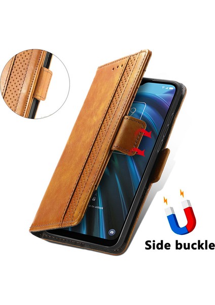 Tcl 30 Xe 5g Cüzdan Kılıfı, Kart Tutuculu Pu Deri Flip Kılıf Rfıd Engelleme Kickstand Telefon Kapağı (Yurt Dışından)