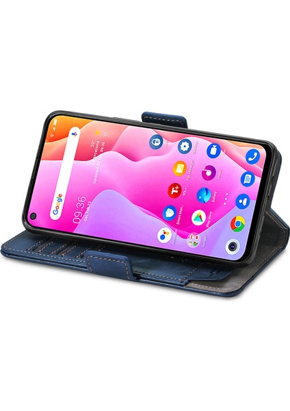 Tcl 10L Cüzdan Kılıfı, Kart Tutuculu Pu Deri Flip Kılıf Rfıd Engelleme Kickstand Telefon Kapağı (Yurt Dışından)