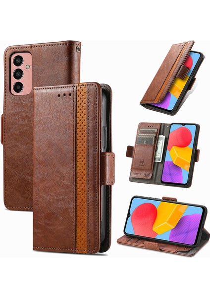 Samsung Galaxy M13 4g Cüzdan Kılıfı, Kart Tutuculu Pu Deri Flip Kılıf Rfıd Engelleme Kickstand Telefon Kapağı (Yurt Dışından)