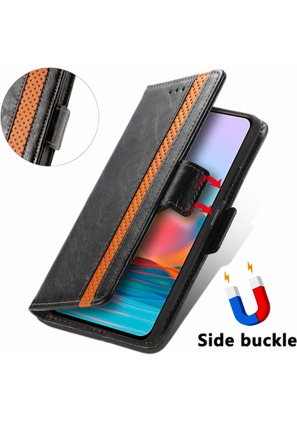 Xiaomi Redmi Note 10 Pro Cüzdan Kılıfı, Kart Tutuculu Pu Deri Flip Kılıf Rfıd Engelleme Kickstand Telefon Kapağı (Yurt Dışından) fırsatları