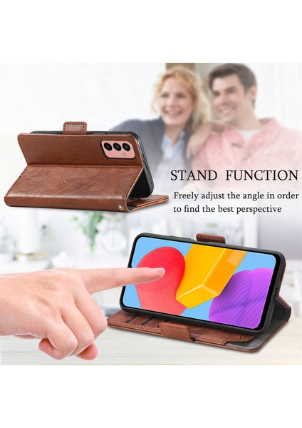 Samsung Galaxy M13 4g Cüzdan Kılıfı, Kart Tutuculu Pu Deri Flip Kılıf Rfıd Engelleme Kickstand Telefon Kapağı (Yurt Dışından) fırsatları