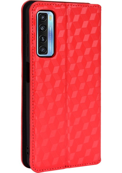 Tcl 20S/TCL 20 5g/tcl 20L ile Uyumlu Cüzdan Hakiki Deri Darbeye Dayanıklı Tpu Kılıf Dayanıklı Flip Kitap Katlama Standı (Yurt Dışından) fırsatları