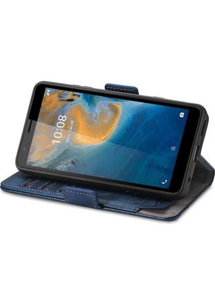 Zte Blade A31 Cüzdan Kılıfı, Kart Tutuculu Pu Deri Flip Kılıf Rfıd Engelleme Kickstand Telefon Kapağı (Yurt Dışından) modelleri