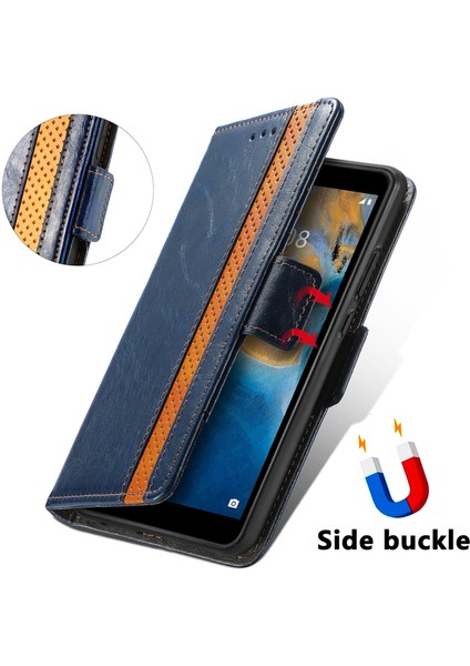 Zte Blade A31 Cüzdan Kılıfı, Kart Tutuculu Pu Deri Flip Kılıf Rfıd Engelleme Kickstand Telefon Kapağı (Yurt Dışından) fırsatları