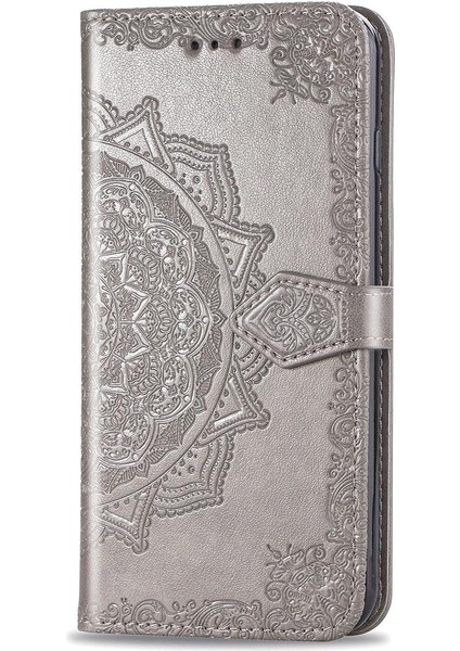 Xiaomi Poco X3 Nfc Darbeye Deri Kılıf Zarif Desen (Yurt Dışından)