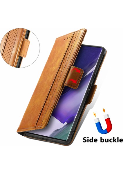Samsung Galaxy S22 Ultra Cüzdan Kılıfı, Kart Tutuculu Pu Deri Flip Kılıf Rfıd Engelleme Kickstand Telefon Kapağı (Yurt Dışından) fırsatları