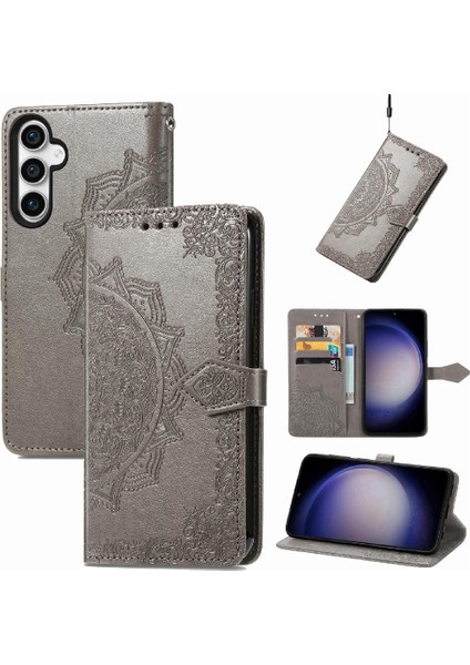 Samsung S23FE Darbeye Basit Iş Zarif Desen Flip Case (Yurt Dışından) fiyatları