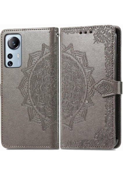 Xiaomi 12 Lite Için Kılıf Zarif Desen Kapak Kapak Darbeye Basit (Yurt Dışından)