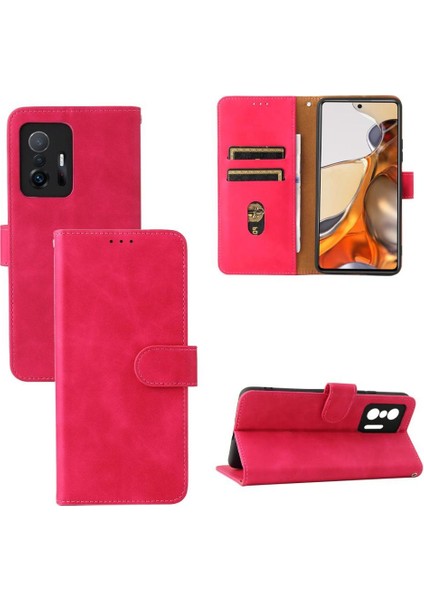 Xiaomi 11T 5g Için Kılıf Deri Folio Flip Case Koruyucu Kapak Tam (Yurt Dışından)